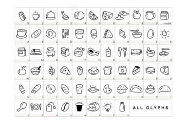 Breakfast by YandiDesigns — Dingbats Font — thumbnail 2