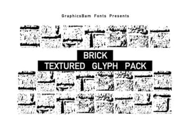 Brick Wall Glyph by GraphicsBam Fonts — Dingbats Font — thumbnail 1