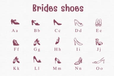 Brides Shoes by Sontaya — Dingbats Font — thumbnail 2