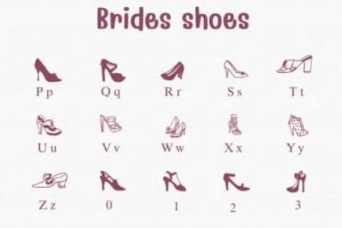 Brides Shoes by Sontaya — Dingbats Font — thumbnail 3
