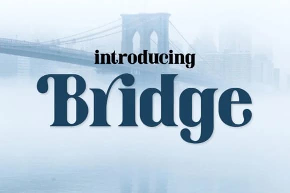 Bridge by Fox7 — Slab Serif Font