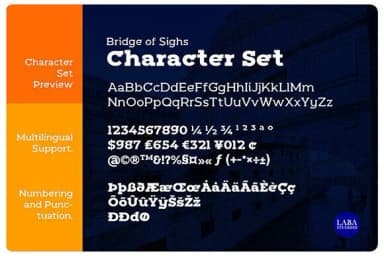 Bridge of Sighs by Labastudioid — Slab Serif Font — thumbnail 5