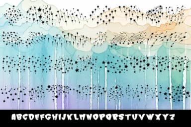 Bright Stars by MOMAT THIRTYONE — Dingbats Font — thumbnail 2