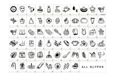 Brilliance Spa by YandiDesigns — Dingbats Font — thumbnail 2