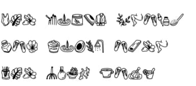 Brilliance Spa by YandiDesigns — Dingbats Font — thumbnail 6