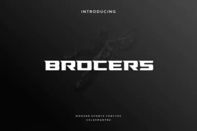 Brocers by Letterna — Slab Serif Font — thumbnail 1