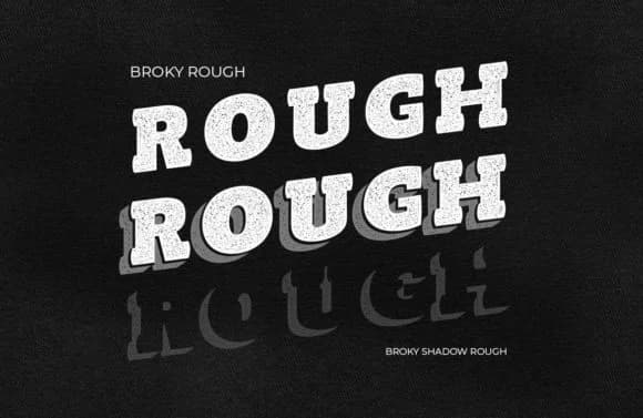 Broky Rough by Storic — Slab Serif Font