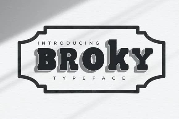 Broky by Storic — Slab Serif Font