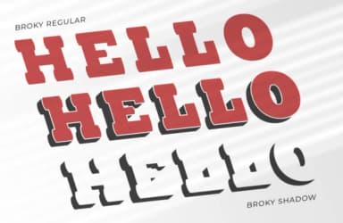 Broky by Storic — Slab Serif Font — thumbnail 5