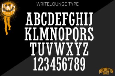 Brooklyn Impact by Writelounge — Slab Serif Font — thumbnail 2