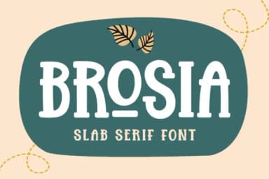 Brosia by Subectype — Slab Serif Font — thumbnail 1