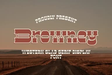 Browney by Situjuh — Slab Serif Font — thumbnail 1