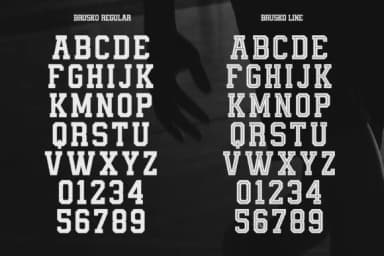 Brusko by Flawless And Co — Slab Serif Font — thumbnail 7