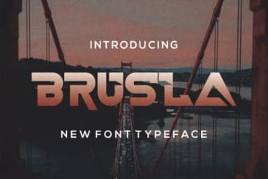 Brusla by prayoga_std — Slab Serif Font — thumbnail 2