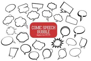 Bubble by Nun Sukhwan — Dingbats Font — thumbnail 1