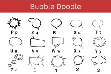 Bubble by Nun Sukhwan — Dingbats Font — thumbnail 3