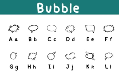 Bubble by Chonada — Dingbats Font — thumbnail 2
