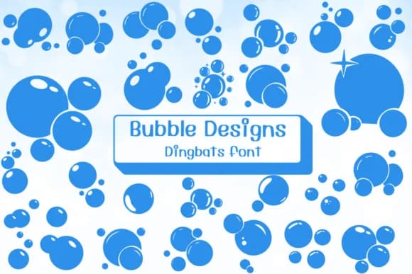 Bubble Designs by Ketsarin — Dingbats Font