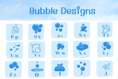 Bubble Designs by Ketsarin — Dingbats Font — thumbnail 3