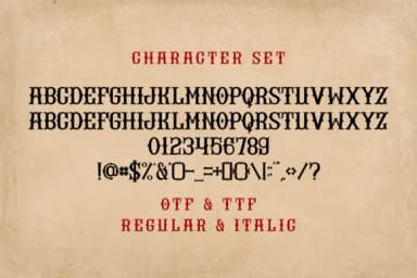 Buffalo Western by Eystore — Slab Serif Font — thumbnail 6