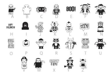 Build Me Halloween by Illustration Ink — Dingbats Font — thumbnail 3