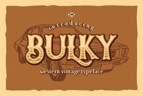 Bulky by Benawa Studio — Slab Serif Font