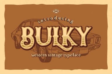 Bulky by Benawa Studio — Slab Serif Font — thumbnail 1