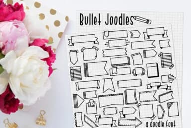 Bullet Joodles by kitaleigh — Dingbats Font — thumbnail 1