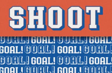 Bullsy College 3d by Marvadesign — Slab Serif Font — thumbnail 2