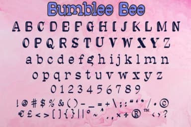 Bumble Bee by bayfontofficial — Slab Serif Font — thumbnail 3