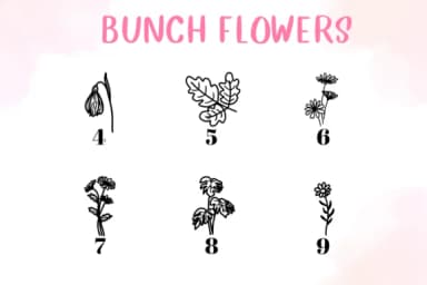 Bunch Flowers by CHANOK — Dingbats Font — thumbnail 4