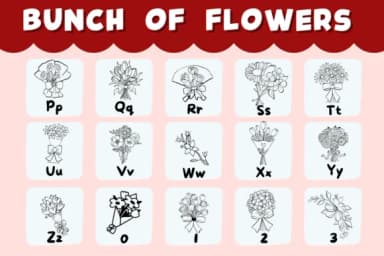 Bunch of Flowers by Natchuta — Dingbats Font — thumbnail 3