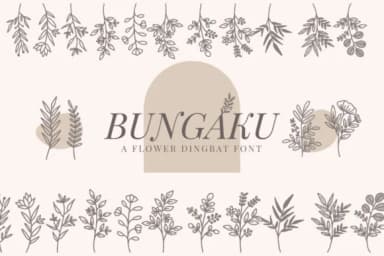 Bungaku by SiapGraph — Dingbats Font — thumbnail 1
