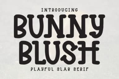 Bunny Blush by Letterayu — Slab Serif Font — thumbnail 1