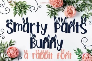 Bunny Bonanza Bundle by Illustration Ink — Dingbats Font — thumbnail 6