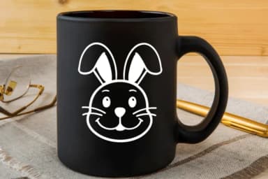 Bunny Cute Face by Ketsarin — Dingbats Font — thumbnail 6