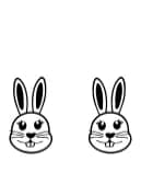 Bunny Cute Face by Ketsarin — Dingbats Font — thumbnail 8