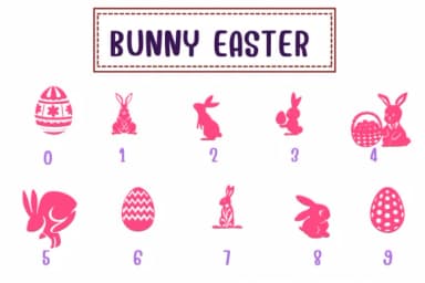 Bunny Easter by PraewDesigns — Dingbats Font — thumbnail 4