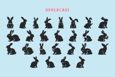 Bunny Easter by Eystore — Dingbats Font — thumbnail 2