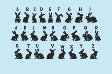 Bunny Easter by Eystore — Dingbats Font — thumbnail 4
