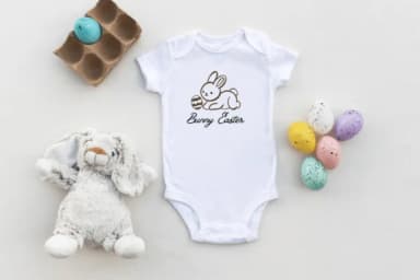 Bunny Easter Doodle by Bee piyanuch — Dingbats Font — thumbnail 2