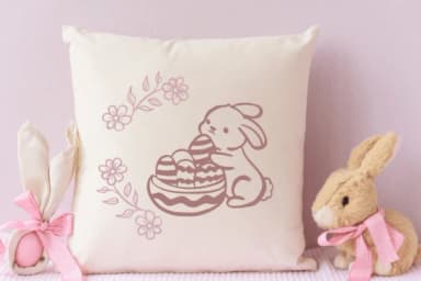 Bunny Easter Doodle by Bee piyanuch — Dingbats Font — thumbnail 3