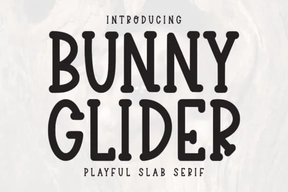 Bunny Glider by Letterayu — Slab Serif Font