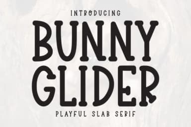 Bunny Glider by Letterayu — Slab Serif Font — thumbnail 1