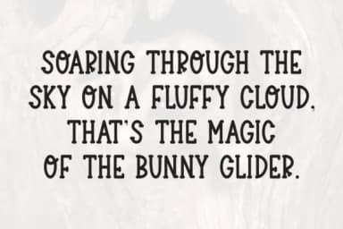 Bunny Glider by Letterayu — Slab Serif Font — thumbnail 3