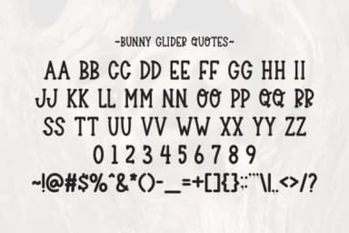 Bunny Glider by Letterayu — Slab Serif Font — thumbnail 6