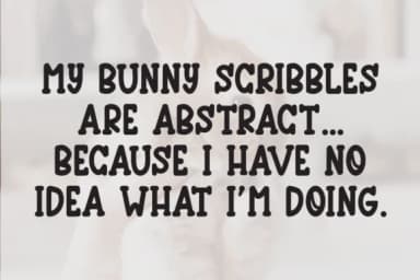 Bunny Scrib by Letterayu — Slab Serif Font — thumbnail 3