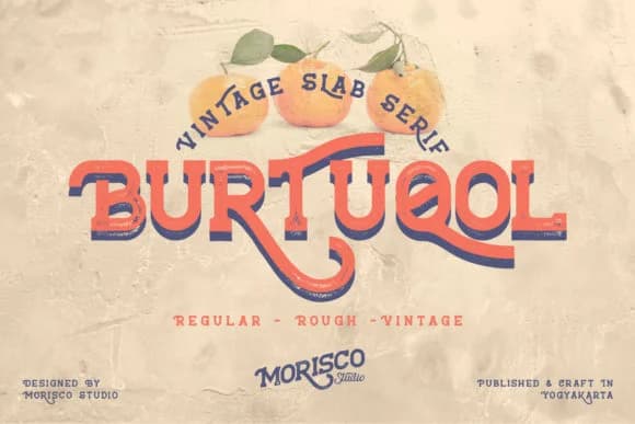 Burtuqol by Morisco Studio — Slab Serif Font
