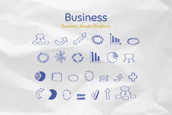 Business by Sakti Avellin — Dingbats Font