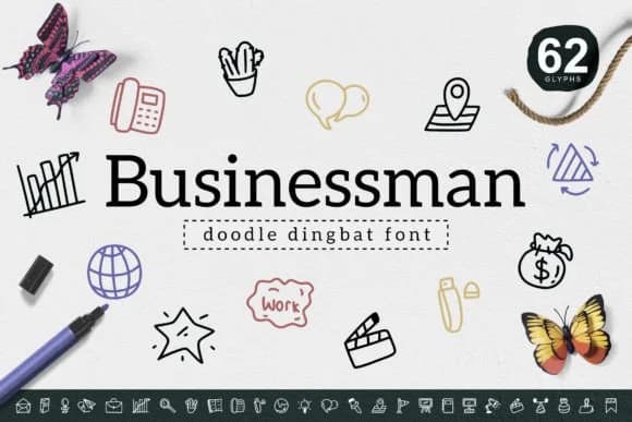 Businessman by YandiDesigns — Dingbats Font
